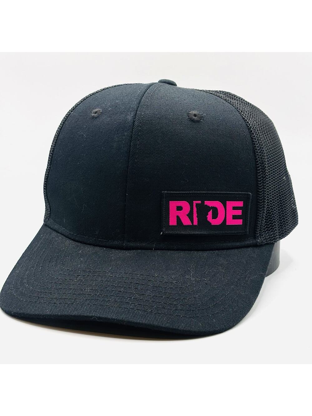 Ride Minnesota Trucker Hat Womens One Size Mesh Back Black